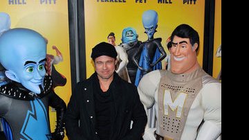 Brad Pitt lança a animação infantil 'Megamind' - Getty Images