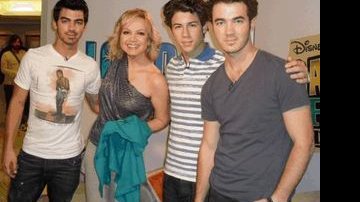 Eliana e os Jonas Brothers - Divulgação / SBT