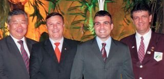 Mauro Miaguti, Marcos Wesley, Leandro Salomão recebem medalhas do Rotary Santo André Campestre, presidido por Luis Miguel Casas Freile, Santo André, SP. - ANDERSON TIMÓTEO, ANDRÉ VICENTE, FABIO CESAR DANTAS, FLAVIA KUJAWSKI, JULIANA SANTOS, KATIUSKA AZEVEDO, MARCELA MODENA, MARINA MALHEIROS, REINALDO FEURHUBER E RODOLFO NETO