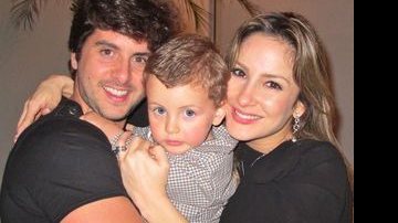Márcio Pedreira, Claudia Leitte e Davi - Reprodução Twitter