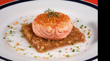 Cozinha Gourmet: medalhão de salmão ao chutney de maçã - ANDRÉ CTENAS