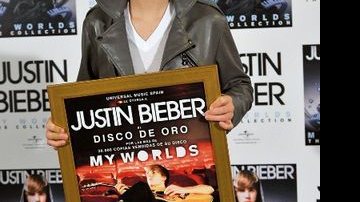 Justin Bieber conquista disco de ouro - GETTY IMAGES