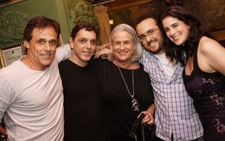 Oscar Magrini, Guilherme Leme, Vera Holtz, Isaac e Lúcia Veríssimo.