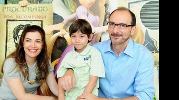 Britto Jr., Fernanda e Arhur - Francisco Cepeda/ AgNews