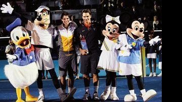 Nadal e Federer: duelo por uma boa causa em Madri - REUTERS