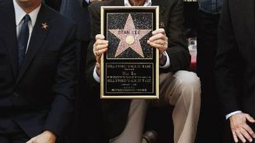 Stan Lee na Calçada da Fama - REUTERS