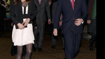 Kate Middleton acompanhada de seu amado príncipe William - Getty Images