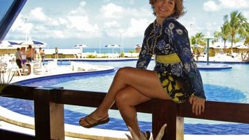 No Mussulo Resort by Mantra, na Paraíba, a apresentadora curte momentos de relax com o namorado. - RAFAEL FAUSTINO