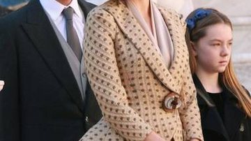 Charlene Wittstock veste Armani em evento de Mônaco - Getty Image