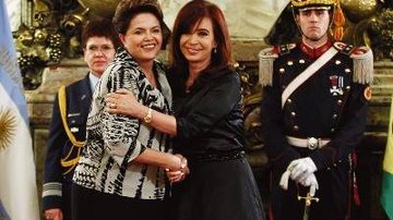 As presidentes Dilma e Cristina - REUTERS