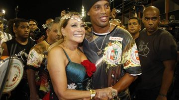 Susana Vieira e Ronaldinho Gaúcho - AgNews