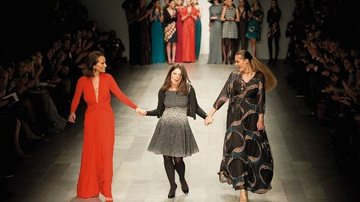 Brasileiras arrasam em semana fashion de Londres - GETTY IMAGES