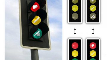 Semáforos com o ColorADD, uma ideia ótima para ser adotada no mundo inteiro - Divulgação