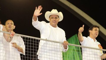 Frank Aguiar desfila pela Tom Maior no carnaval de São Paulo - Orlando Oliveira/AgNews