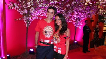 Ricardo Pereira e a namorada Francisca Pinto Ribeiro no Camarote CARAS - AgNews