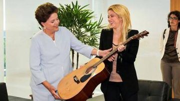 Presidente Dilma recebe a cantora Shakira - Roberto Stuckert Filho