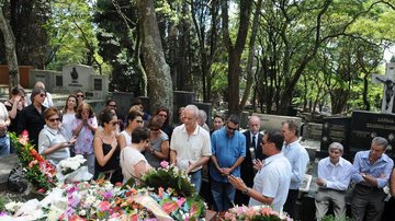 Enterro de Cibele Dorsa, em São Paulo - Cassiano de Souza / CBS Imagens