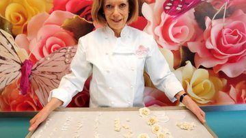 Designer e chef Fiona Cairns, responsável pelo bolo de casamento de Príncipe William e Kate Middleton - Getty Images