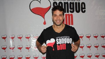 Marco Antonio Gimenez doa sangue no Rio - Divulgação