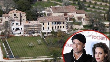 O palácio francês de Brad Pitt e Angelina Jolie - Reprodução