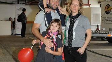 Marcelo Rosenbaun com a mulher, Cris, e os filhos, Ian e Bertha - Cassiano de Souza/CBS Imagens