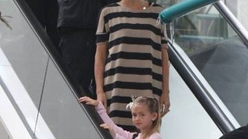 Heidi Klum e Seal levam filhas à aula de balé - City Files