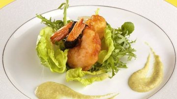 Receita Rápida: camarão com emulsão de wasabi - ANDRÉ CTENAS