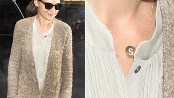 Katie Holmes usa colar em homenagem para a filha Suri - Cityfiles