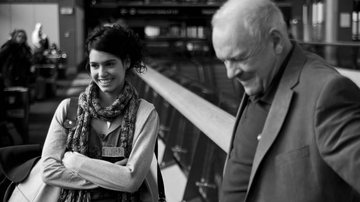 Maria Flor e Anthony Hopkins em Londres - Reprodução / Blog oficial do filme '360'