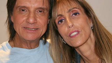 Roberto Carlos e a filha, Ana Paula Rossi Braga - Reprodução