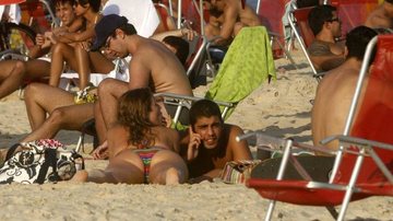 Casal aproveita a tarde na praia do Leblon - Photo Rio News