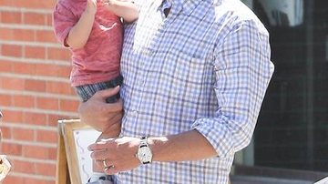 Tom Brady e o filho Benjamin em dia de passeio - Grosby Group