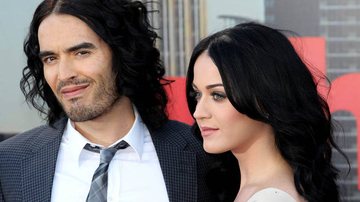 Katy Perry e Russell Brand na premiére de 'Arthur' - Getty Images