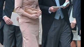 Lorde Charles Spencer, irmão de Lady Di, na chegada da cerimônia real - Getty Images