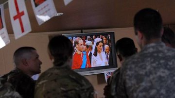 Soldados americanos assistem ao casamento real no Afeganistão - Getty Images