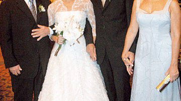 O vestido de noiva de Claudia Leitte - Arquivo