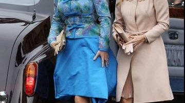 As Princesas Eugênia e Beatriz chegam ao casamento real - Getty Images