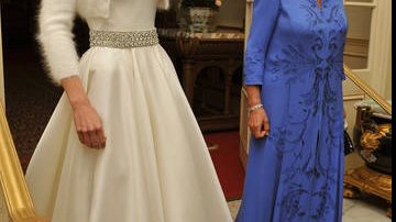 Kate Middleton e Camilla Parker indo para o Palácio de Buckingham - Reuters
