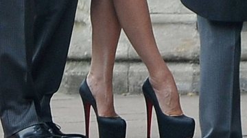 Sapato Louboutin de Victoria Beckham - Getty Images