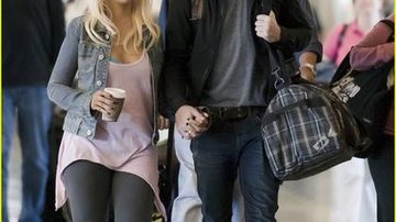 Christina Aguilera e o namorado Matthew Rutler - Reprodução / Just Jared