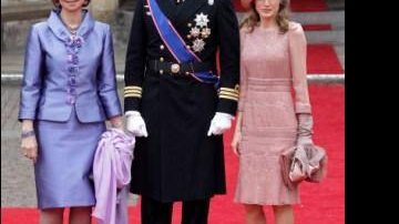 Rainha Sofia, príncipe Felipe e princesa Letizia - Getty Images