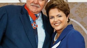 Jens Olesen e Dilma Rousseff: láurea