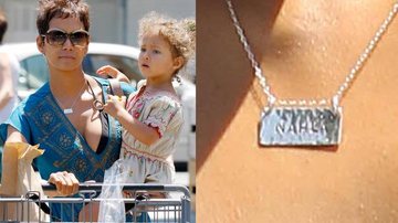Halle Berry usa colar com o nome da filha, Nahla - Grosby Group