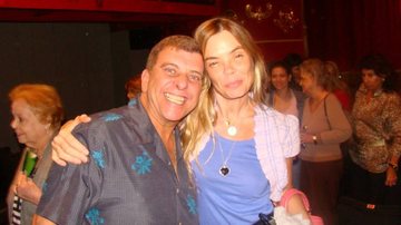 Jorge Fernando com a atriz Alexia Deschamps - Graça Paes e Rogério Fidal/Phto Rio News