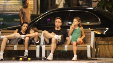 Herson Capri em momento de lazer com a família - Fausto Candelaria /AgNews