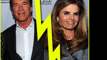 Arnold Schwarzenegger e Maria Shriver: separação depois de 25 anos - Reprodução/Just Jared