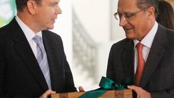 Alckmin recebe o príncipe Albert II em SP - RAHEL PATRASSO/FRAME/FOLHAPRESS
