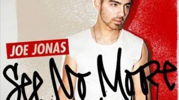 Capa do CD solo de Joe Jonas, 'See no More' - Reprodução/Perez Hilton