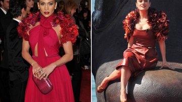 Jennifer Lopez e Salma Hayek: ousadia com o mesmo Gucci - Getty Images