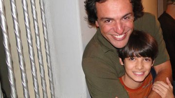 Rodrigo Lombardi e Eduardo Melo: pai e filho em O Astro - André Romano/ Divulgação